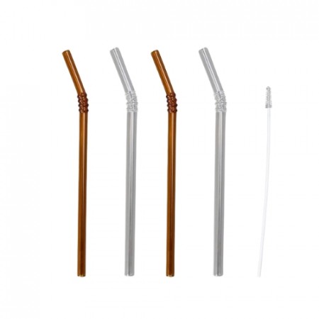 BYON Sugerør Smile 4stk/sett